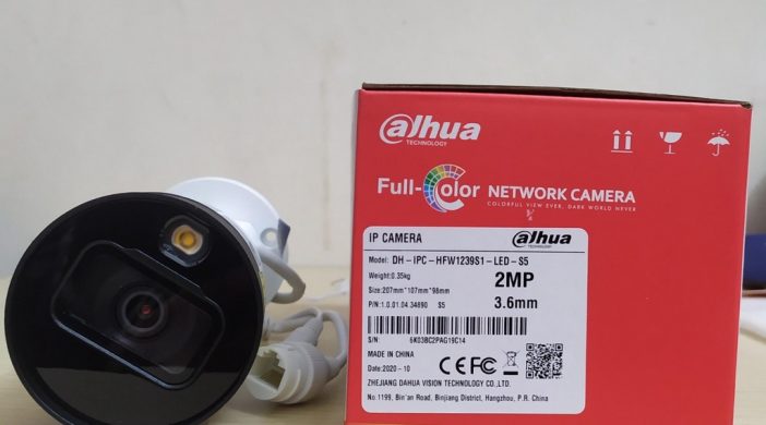 Camera IP Full Color 2MP DAHUA HFW1239S1-LED-S5 3